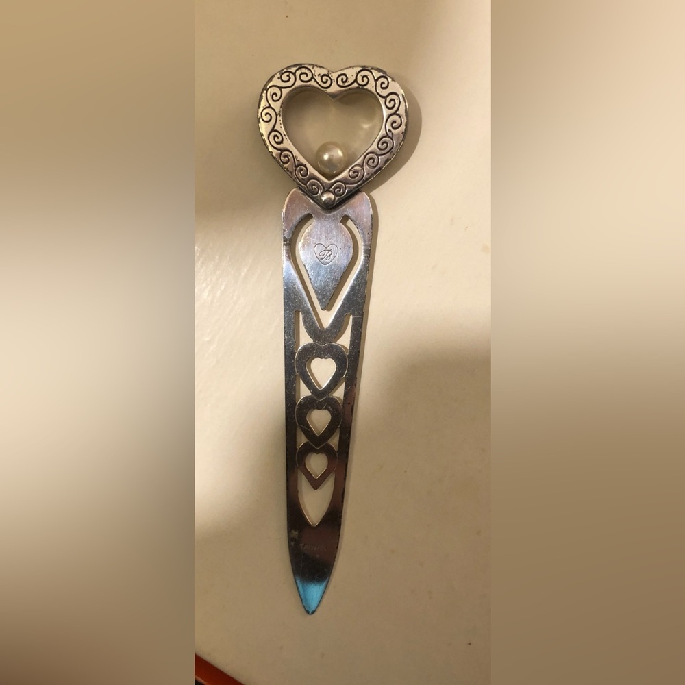 Brighton heart and pearl bookmark